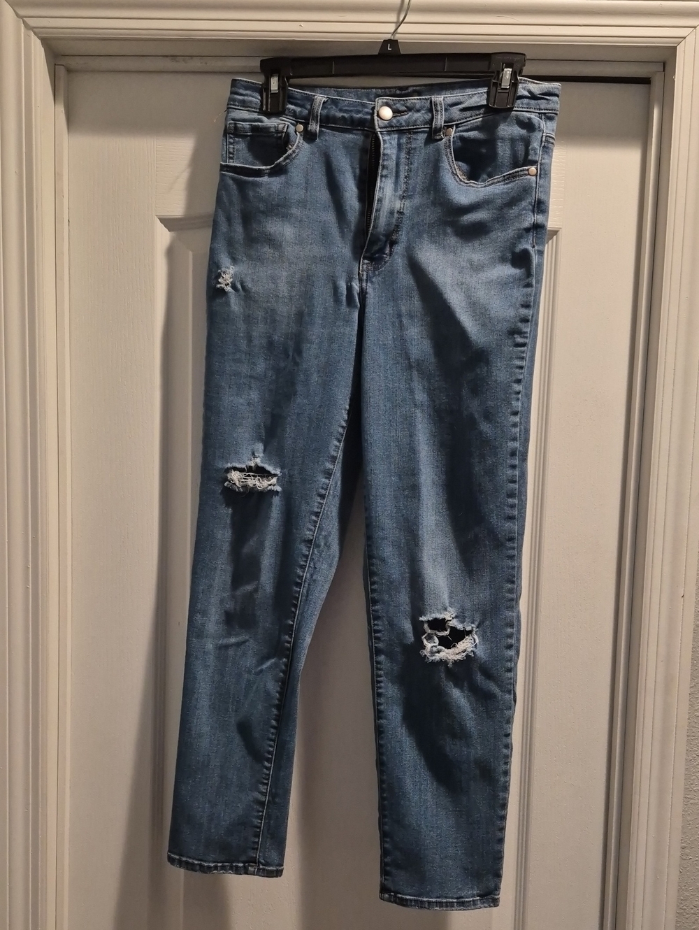 Versona Distressed Light Blue Skinny Jeans